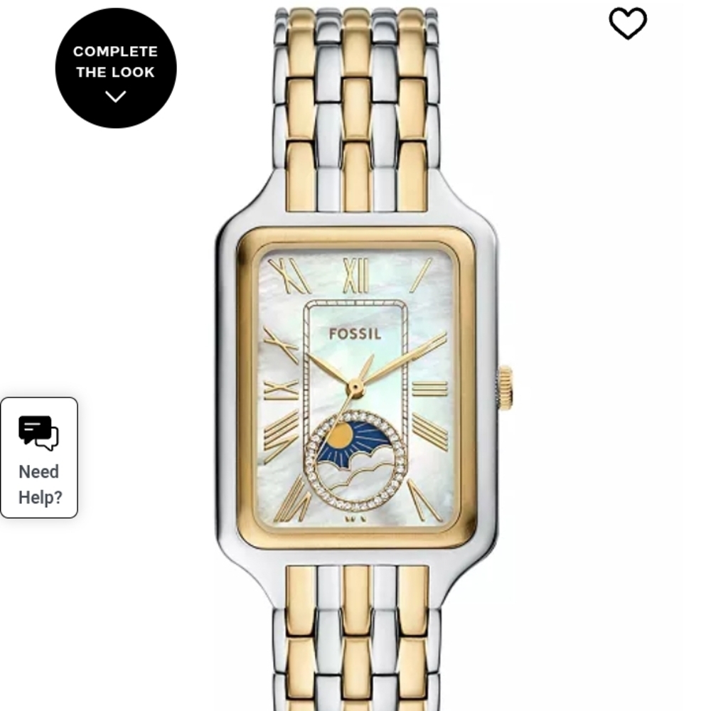 Fossil Two-Tone Stainless Steel Watch